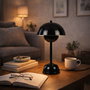 Opviq Lámpara de mesa Eylul en negro